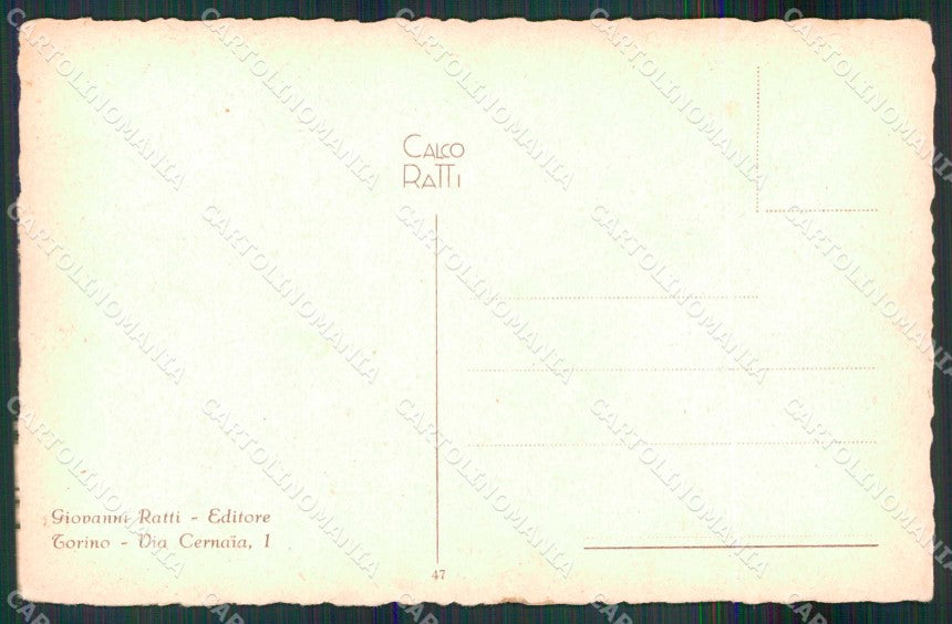 Torino Città Chiesa San Secondo cartolina MZ8725 – retro