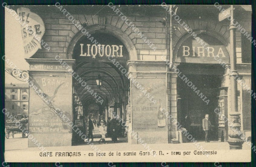 Torino Città Cafè Francais Birra Liquori cartolina MZ8743 – fronte