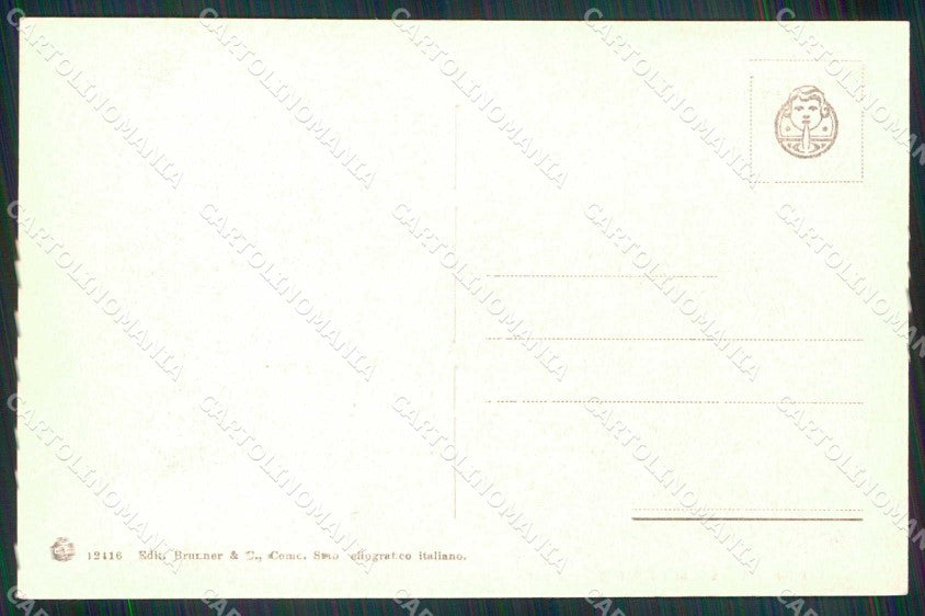 Torino Città Via Sacchi Tram Hotel Suisse Brunner 12416 cartolina MZ8744 – retro