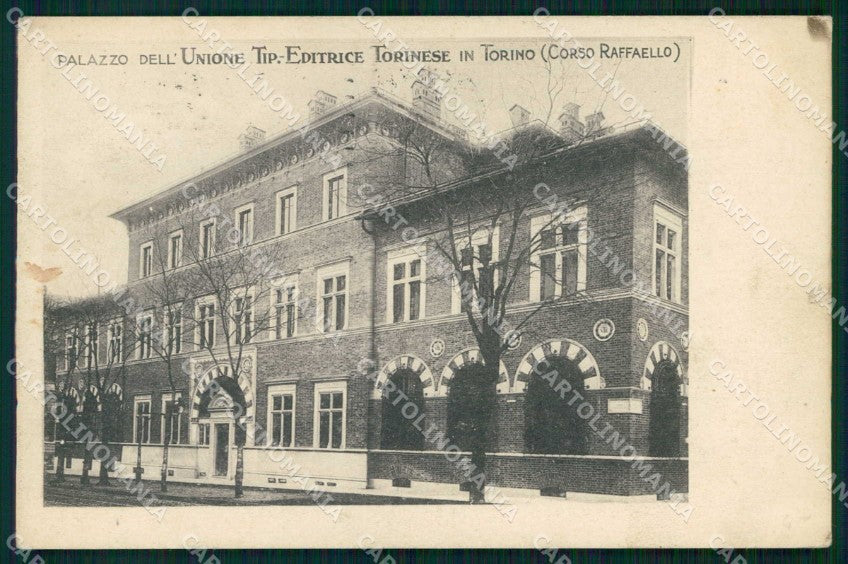 Torino Città Palazzo Unione Editrice Torinese cartolina MZ8754 – fronte