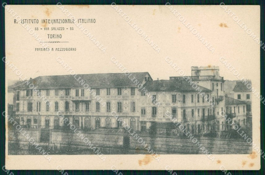 Torino Città Istituto Internazionale Italiano via Saluzzo cartolina MZ8761 – fronte