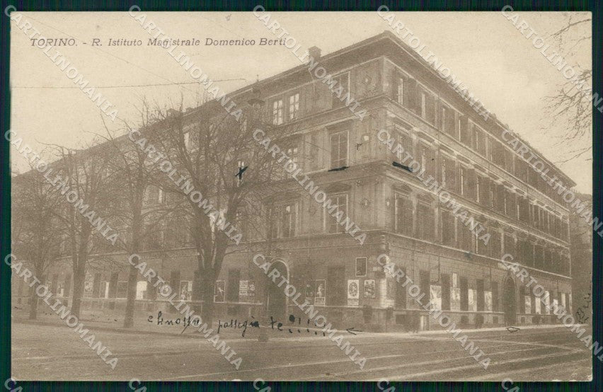 Torino Città Istituto Magistrale Domenico Berti cartolina MZ8762 – fronte