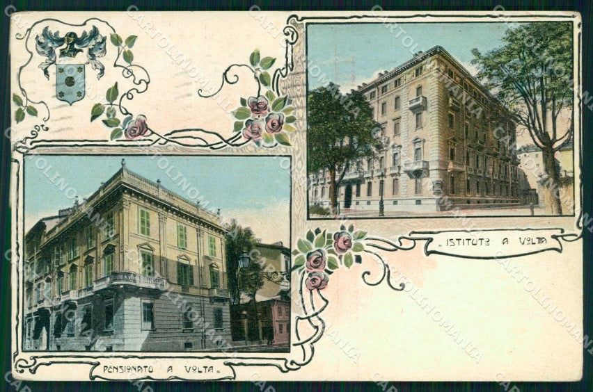 Torino Città Istituto Pensionato Alessandro Volta cartolina MZ8766 – fronte