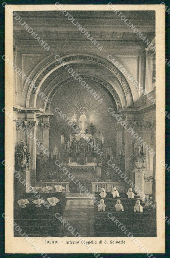 Torino Città Interno Cappella San Salvario cartolina MZ8771 – fronte