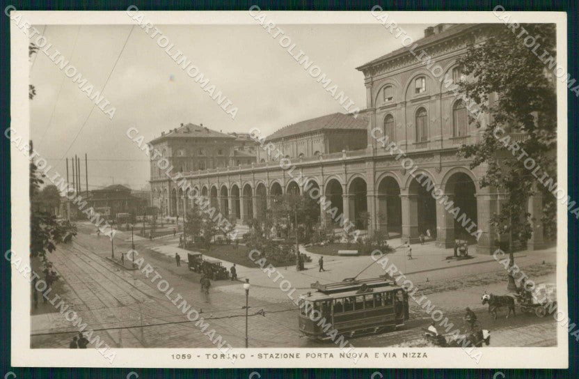 Torino Città Via Nizza Tram Stazione Porta Nuova Foto cartolina MZ8791 – fronte