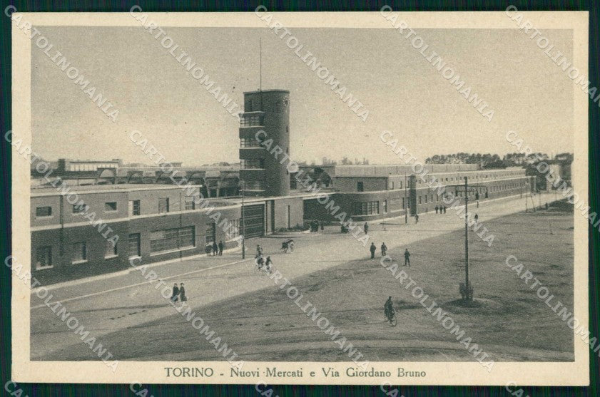 Torino Città Via Giordano Bruno Nuovi Mercati cartolina MZ8796 – fronte