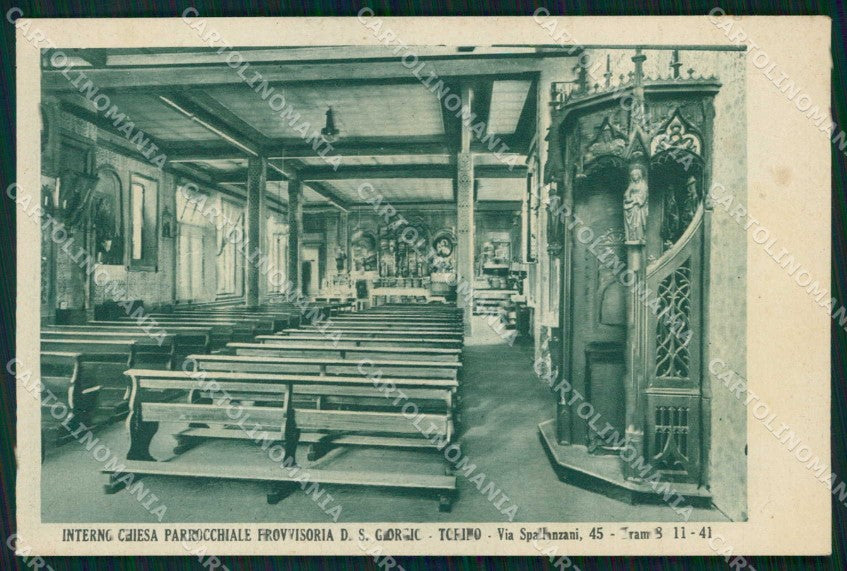 Torino Città Chiesa Parrocchiale Provvisoria San Giorgio cartolina MZ8797 – fronte