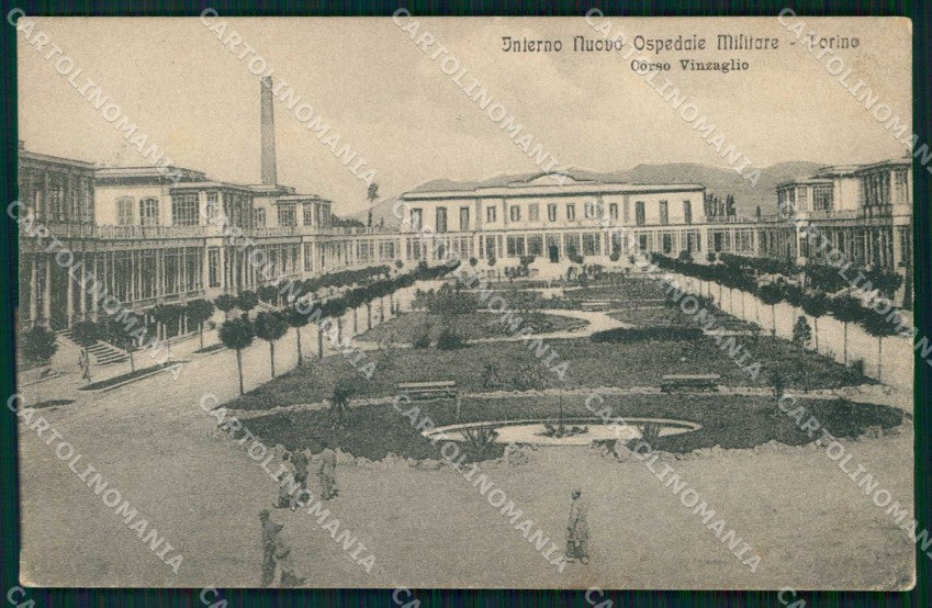 Torino Città Nuovo Ospedale Militare Interno cartolina MZ8803 – fronte