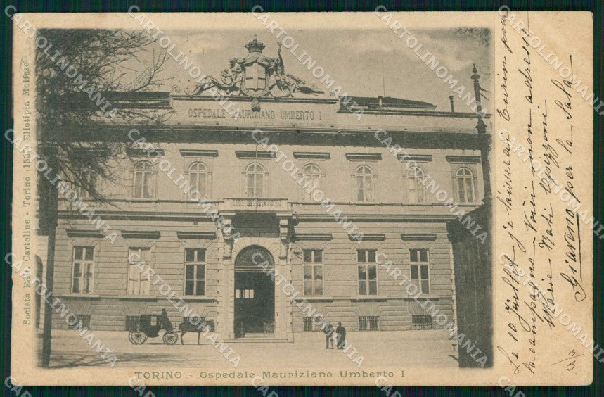 Torino Città Ospedale Mauriziano Umberto I cartolina MZ8814 – fronte