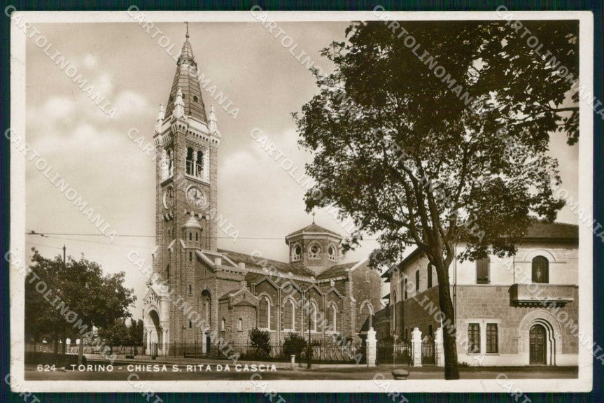 Torino Città Chiesa Santa Rita da Cascia Foto cartolina MZ8821 – fronte