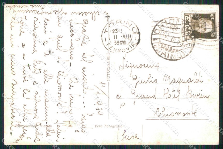 Torino Città Chiesa Santa Rita da Cascia Foto cartolina MZ8821 – retro