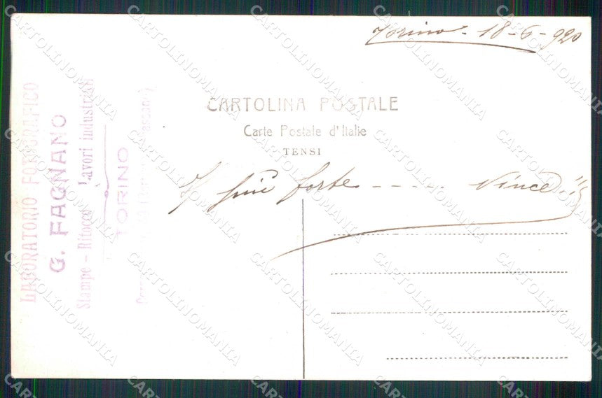 Torino Città Parata Militare Bersaglieri Militari Foto cartolina MZ8822 – retro