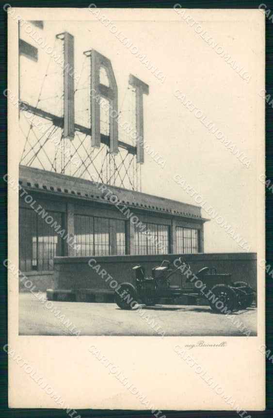 Torino Città Stabilimento Fiat Insegna Luminosa cartolina MZ8835 – fronte