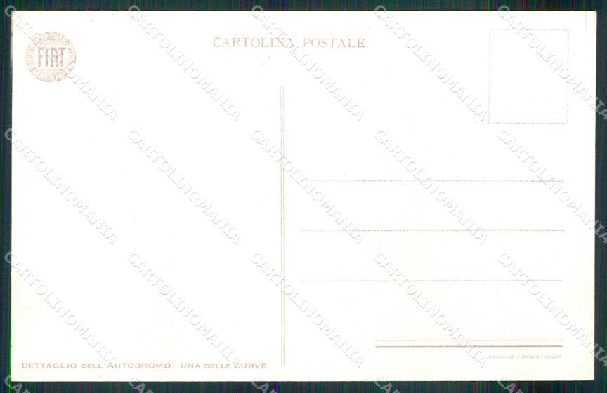 Torino Città Stabilimento Fiat Dettaglio Autodromo cartolina MZ8845 – retro