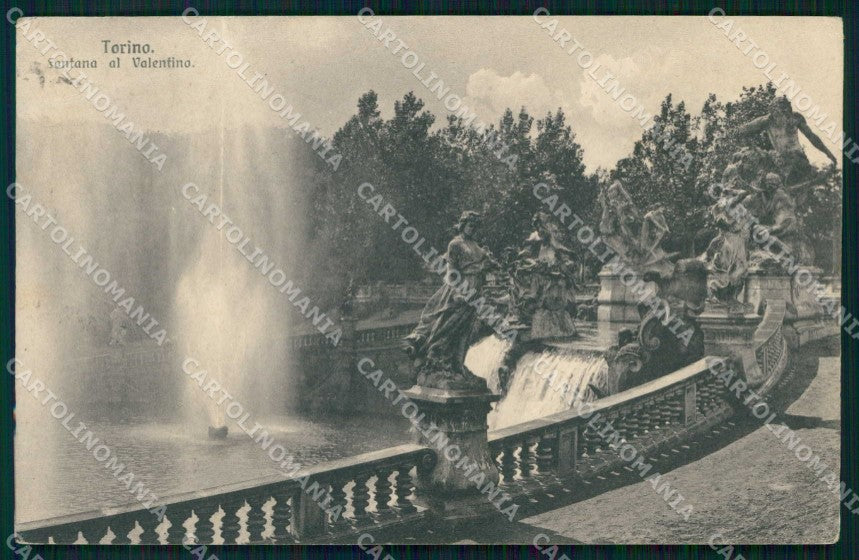 Torino Città Fontana Parco Valentino Brunner 12404 cartolina MZ8865 – fronte