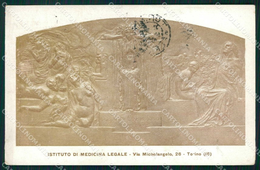 Torino Città Istituto Medicina Legale Via Michelangelo cartolina MZ8885 – fronte