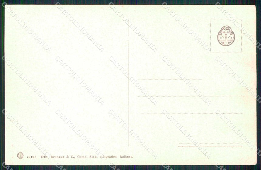 Torino Città Castello Medioevale Valentino Brunner 12406 cartolina MZ8900 – retro