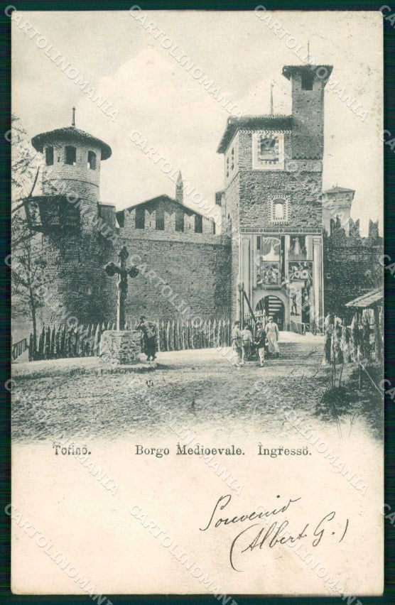 Torino Città Borgo Medioevale Ingresso cartolina MZ8902 – fronte