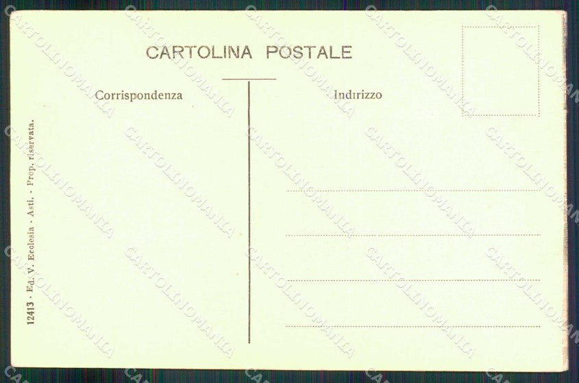 Torino Città Chiesa Borgo Feudale cartolina MZ8909 – retro