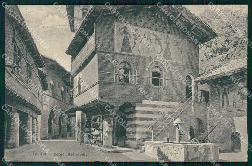 Torino Città Borgo Medioevale Brunner 12408 cartolina MZ8914 – fronte