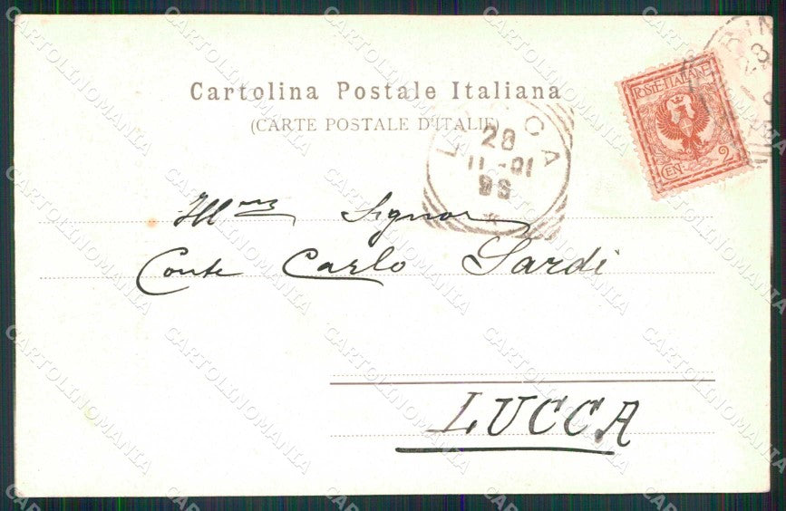 Torino Città Borgo Feudale Via Albergo cartolina MZ8916 – retro