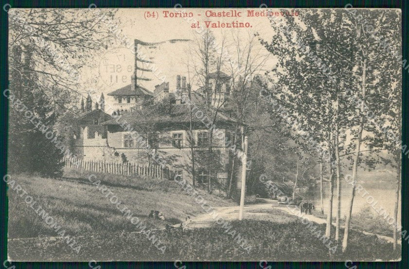 Torino Città Castello Medioevale al Valentino cartolina MZ8932 – fronte