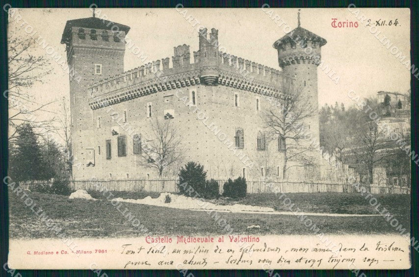 Torino Città Castello Medioevale al Valentino Modiano 7961 cartolina MZ8934 – fronte