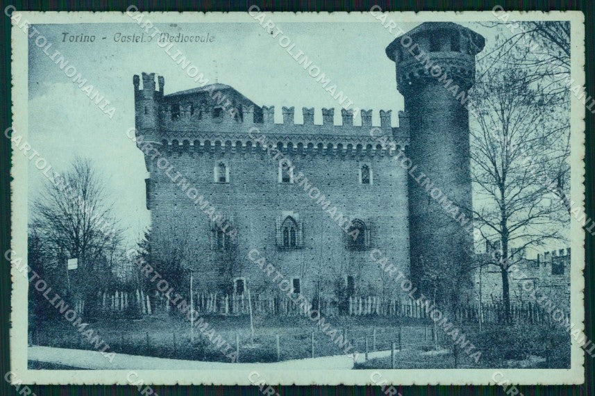 Torino Città Castello Medioevale cartolina MZ8935 – fronte