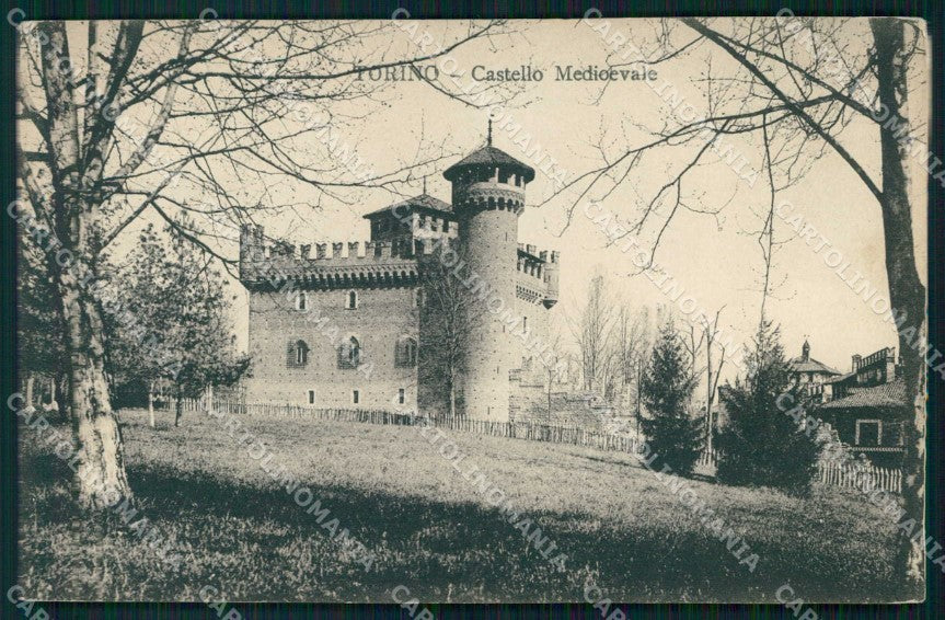 Torino Città Castello Medioevale cartolina MZ8938 – fronte