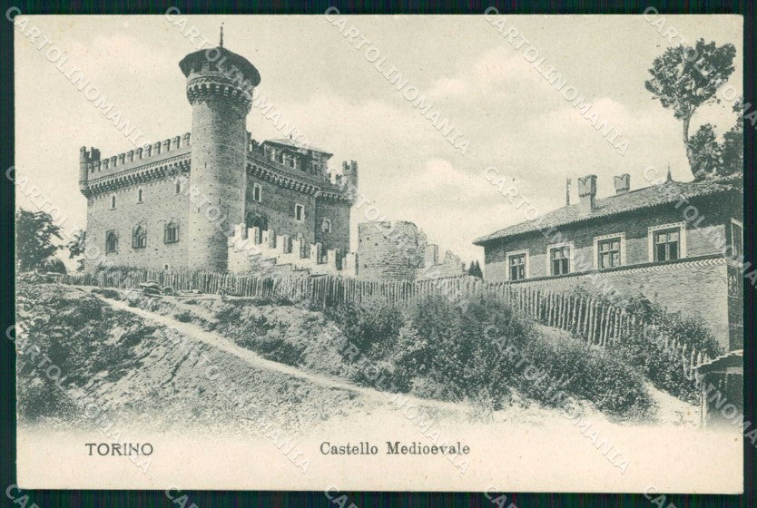 Torino Città Castello Medioevale cartolina MZ8939 – fronte