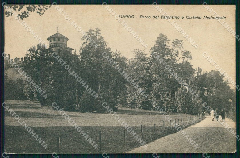 Torino Città Castello Medioevale Parco del Valentino cartolina MZ8942 – fronte