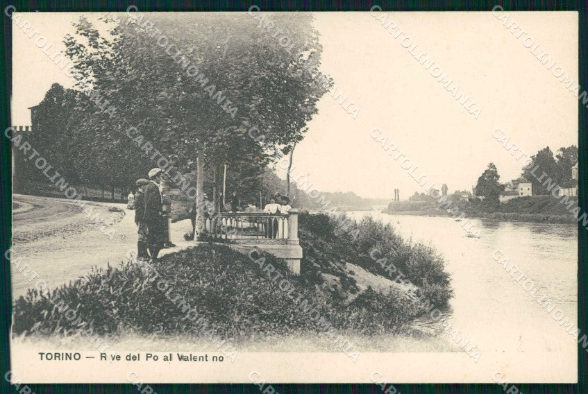 Torino Città Rive del Po Parco del Valentino cartolina MZ8946 – fronte