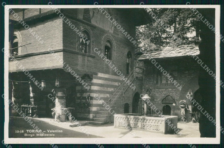 Torino Città Borgo Medioevale Valentino Brunner 10 18 Foto cartolina MZ8958 – fronte
