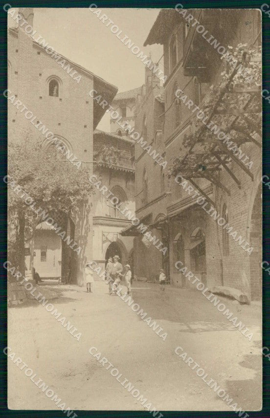 Torino Città Castello Medioevale Interno Foto cartolina MZ8960 – fronte