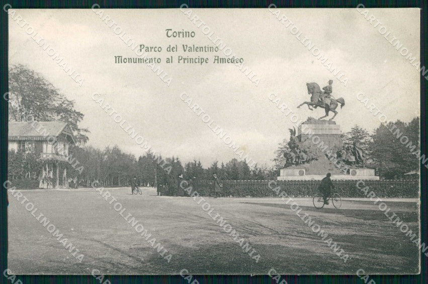 Torino Città Monumento Principe Amedeo Valentino Modiano 11498 cartolina MZ8982 – fronte