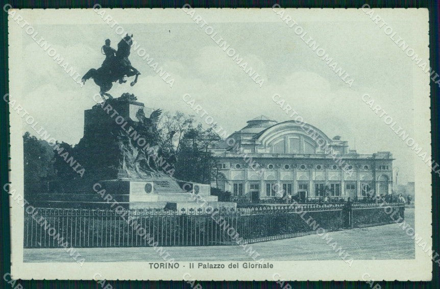 Torino Città Palazzo del Giornale cartolina MZ8984 – fronte