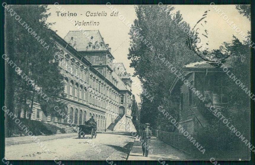 Torino Città Castello del Valentino cartolina MZ9010 – fronte