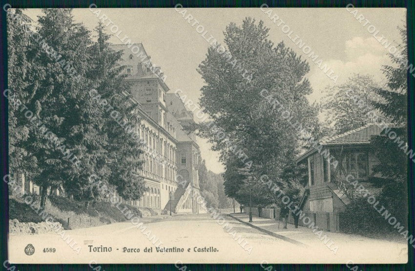 Torino Città Parco del Valentino Castello Brunner 4589 cartolina MZ9012 – fronte