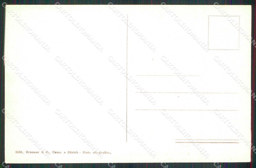 Torino Città Parco del Valentino Castello Brunner 4589 cartolina MZ9012 – retro