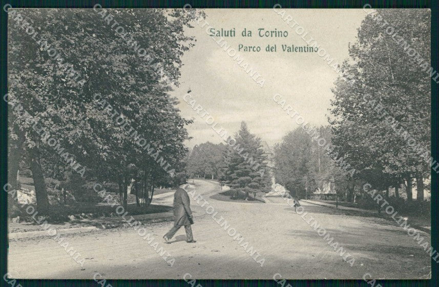 Torino Città Saluti da Parco del Valentino cartolina MZ9014 – fronte