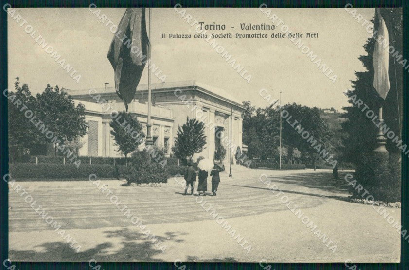 Torino Città Valentino Palazzo Società Promotrice Belle Arti cartolina MZ9016 – fronte