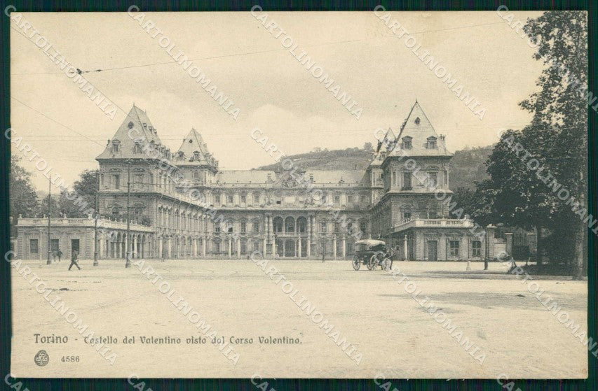 Torino Città Castello del Valentino Brunner 4586 cartolina MZ9030 – fronte