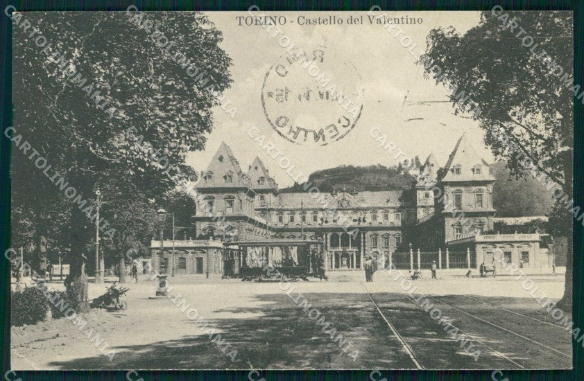 Torino Città Castello del Valentino Tramway STRAPPINO cartolina MZ9032 – fronte