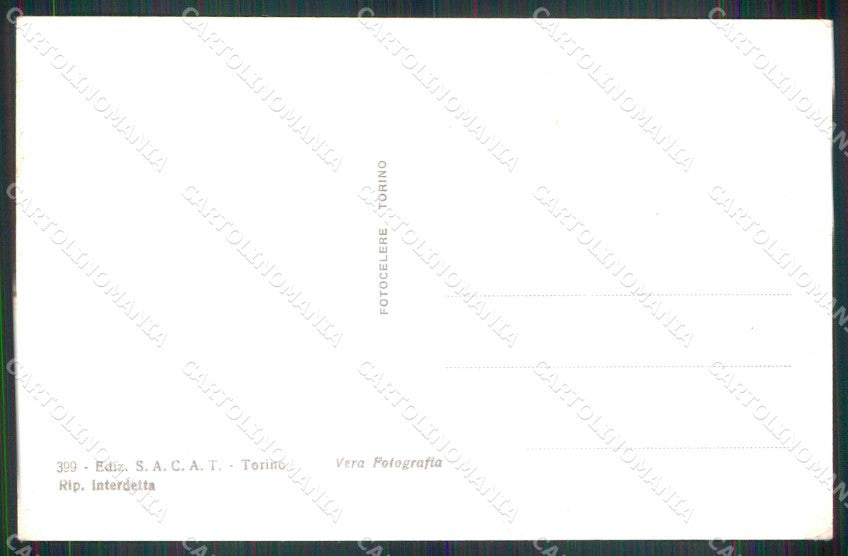 Torino Città Parco Valentino Monte dei Cappuccini Foto cartolina MZ9048 – retro