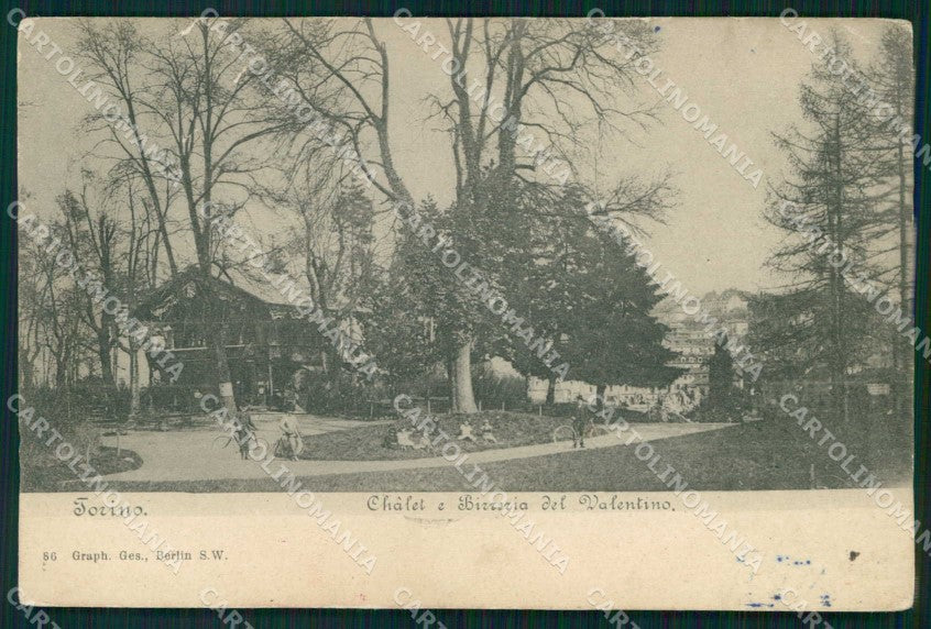 Torino Città Chalet Birreria del Valentino PIEGHINA cartolina MZ9080 – fronte