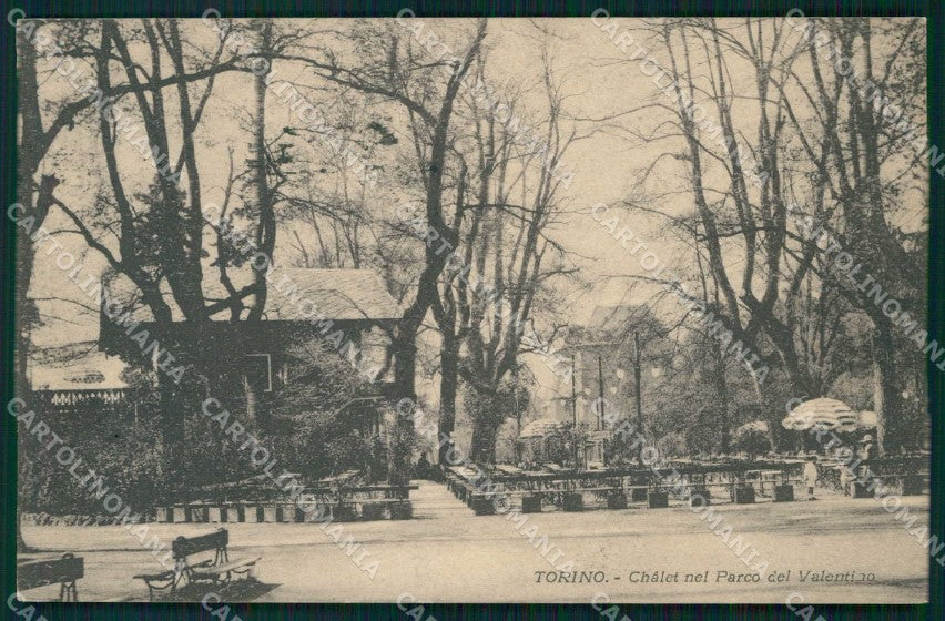 Torino Città Chalet nel Parco del Valentino cartolina MZ9081 – fronte