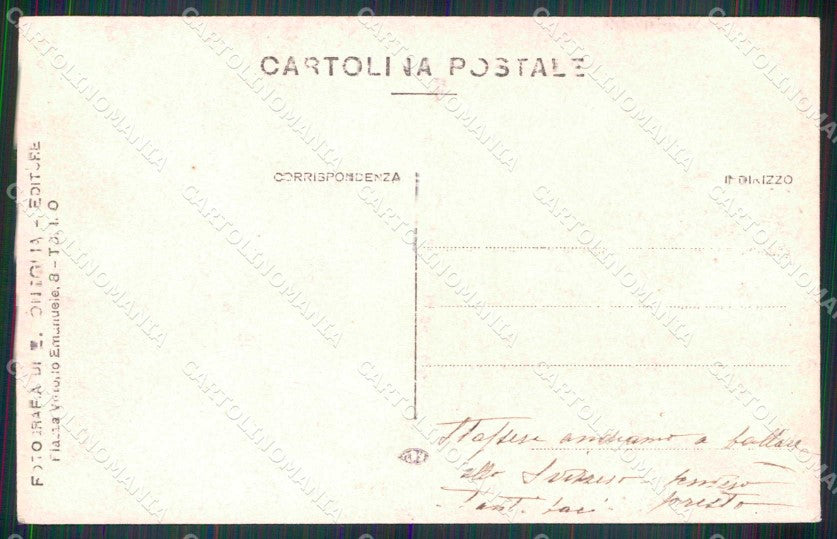 Torino Città Valentino Ghiacciato Pattinatori ABRASA Foto cartolina MZ9099 – retro