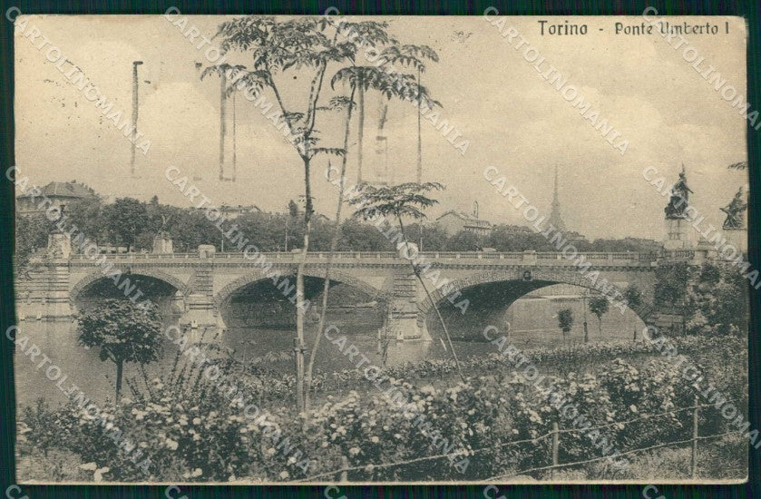 Torino Città Ponte Umberto I cartolina MZ9109 – fronte