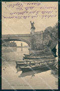 Torino Città Ponte Umberto I Barche Brunner 12434 cartolina MZ9110 – fronte