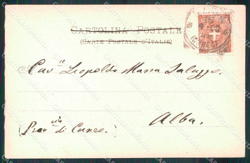 Torino Città Sponde Fiume Po Kunzli 2437 cartolina MZ9118 – retro